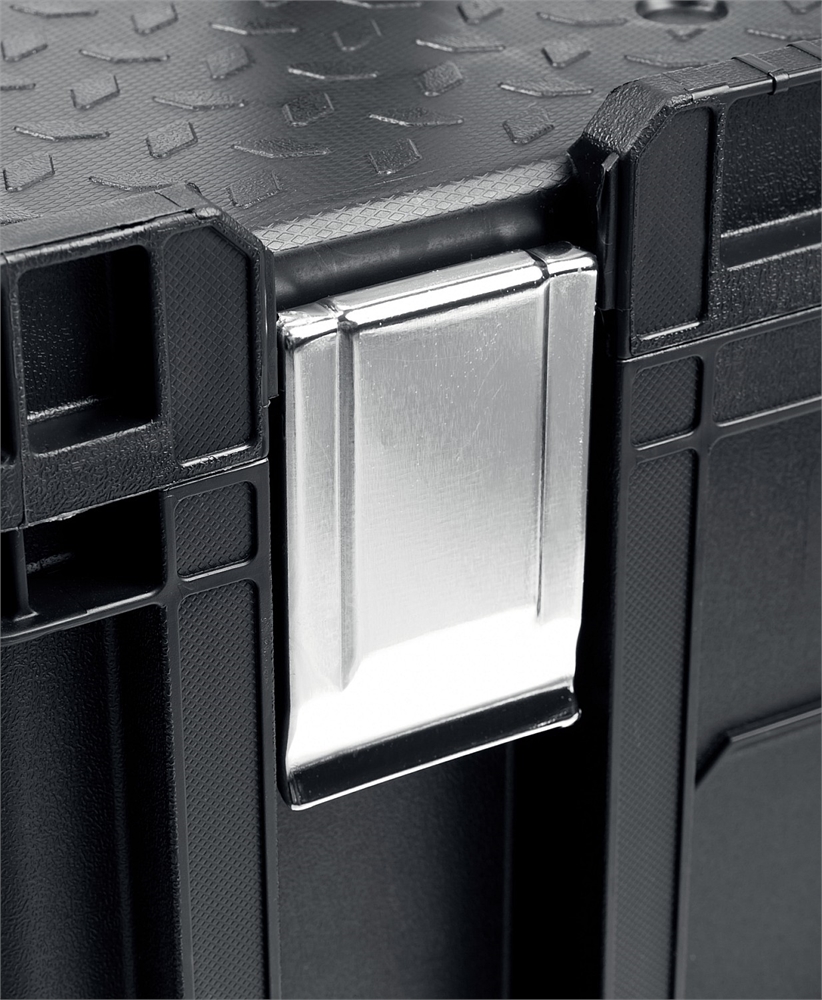 KETER  SMART ROLLING, 564 х 373 х 700 мм, (22″), набор пластиковый ящик-тележка + ящик для инструментов + ящик органайзер (38390-22) 38390-22