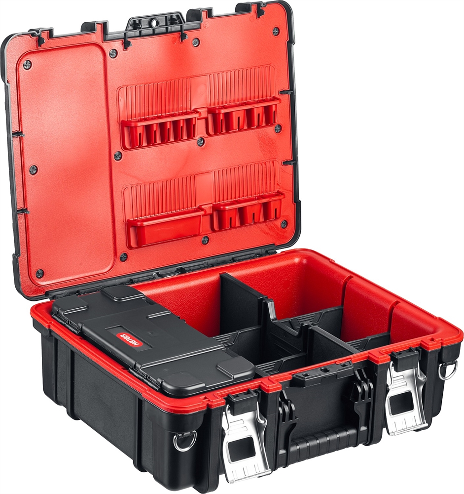 KETER  TECHNICAN, 480 х 380 х 175 мм, (19″), ящик-органайзер с 9 регулируемыми ячейками + съемный внутренний органайзер с 4 ячейками (38395-19) 38395-19