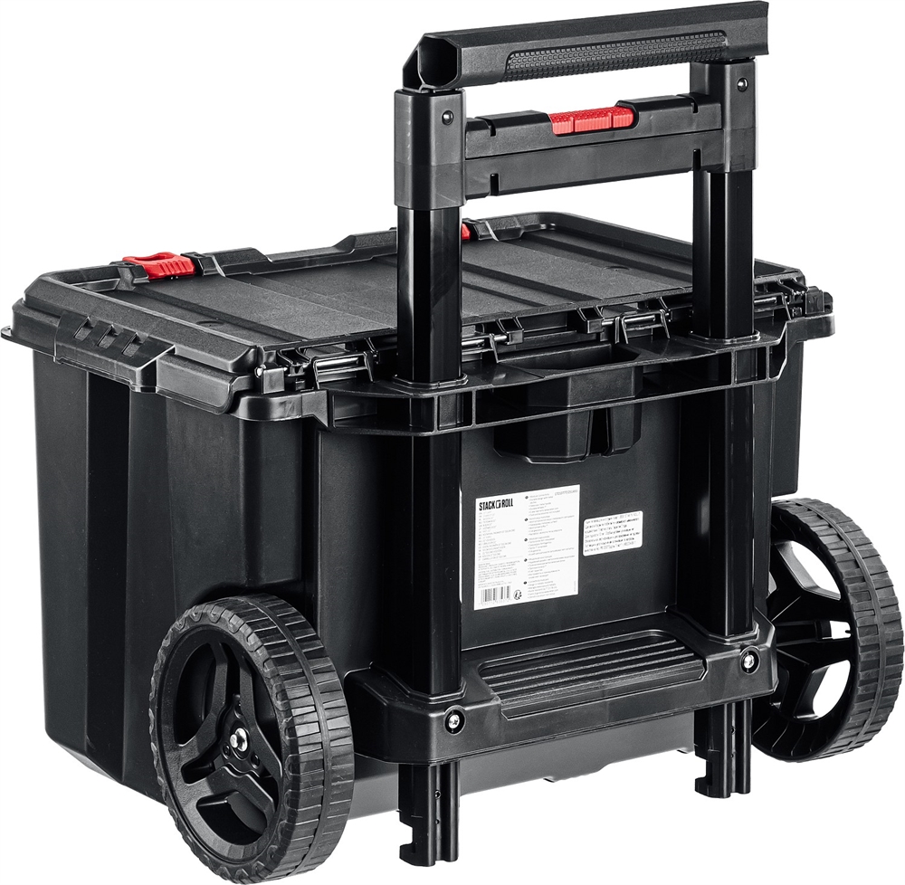 KETER  STACKNROLL, 525 х 411 х 560 мм, (21″), пластиковый ящик-тележка на колесах (38397) 38397
