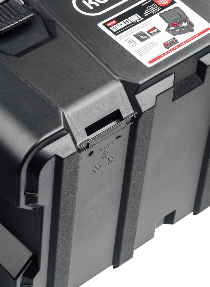KETER  STACKNROLL, 525 х 345 х 260 мм, (21″), пластиковый ящик с крышкой (38398) 38398