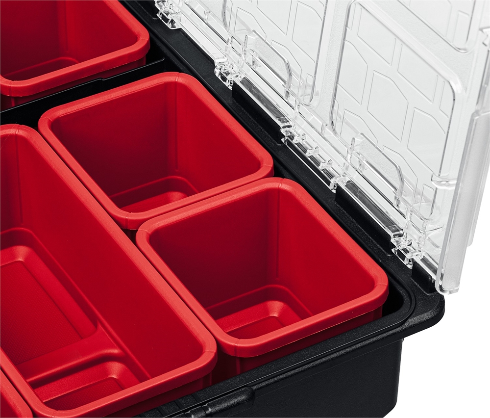 KETER  STACKNROLL, 525 х 345 х 147 мм, (21″), пластиковый ящик-органайзер с 10 регулируемыми ячейками (38399) 38399