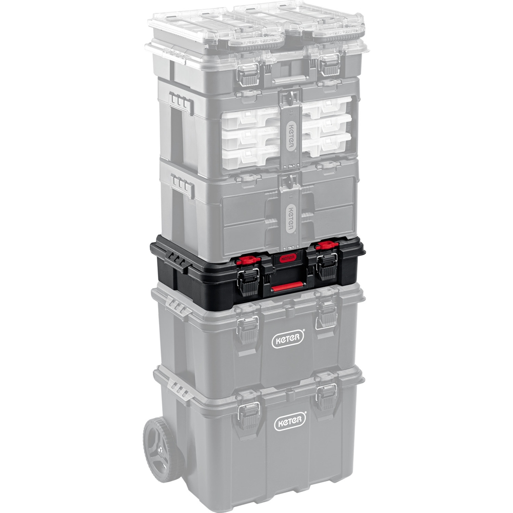 KETER  STACKNROLL, 526 х 341 х 148 мм, (21″), пластиковый ящик-кейс (38405) 38405