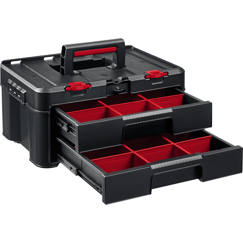 KETER  STACKNROLL, 481 х 332 х 233 мм, (19″), пластиковый ящик с выдвижными полками (38407) 38407