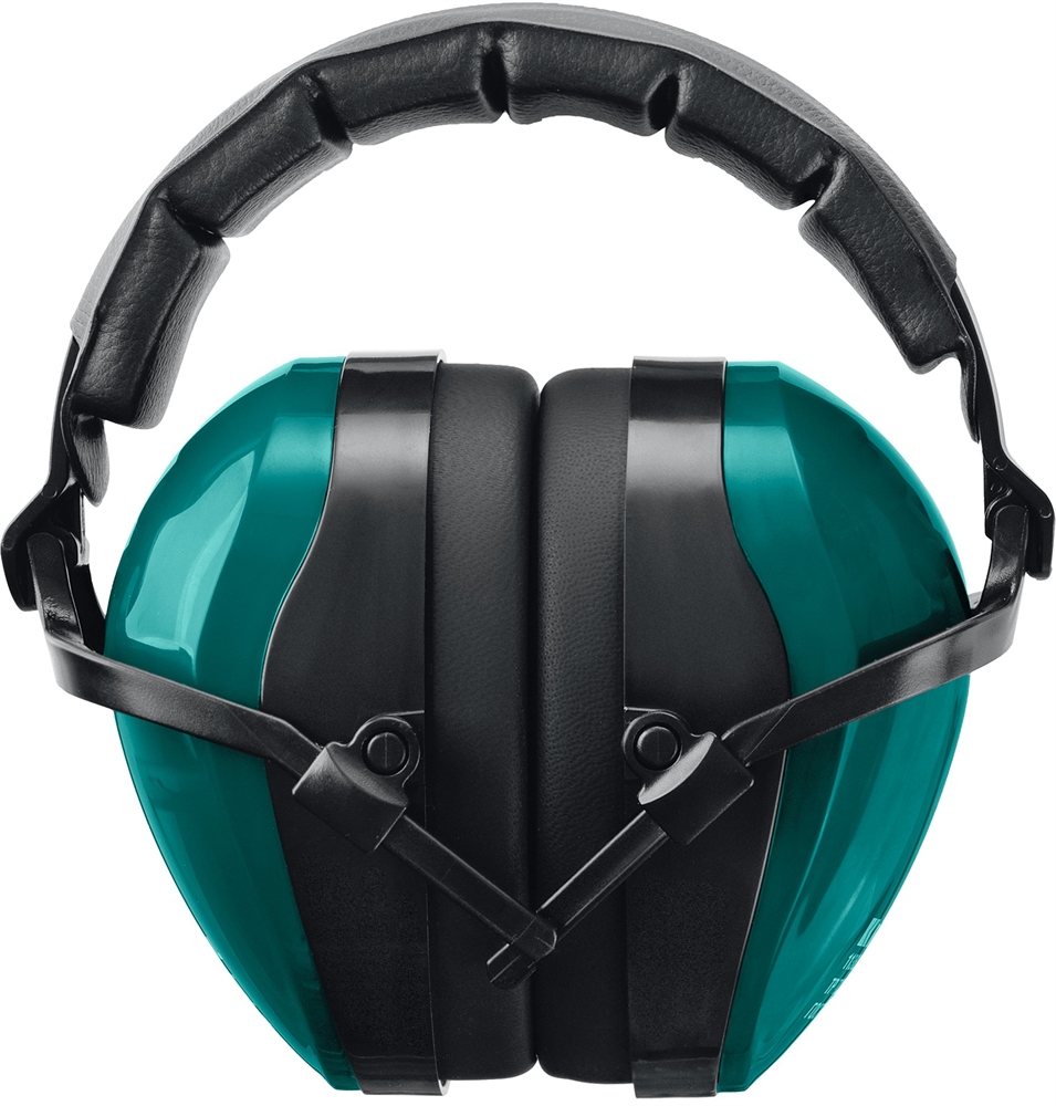 KRAFTOOL  защита до 109 дБ, шарнирное крепление чашек, защитные наушники со складным мягким оголовьем (11362) 11362