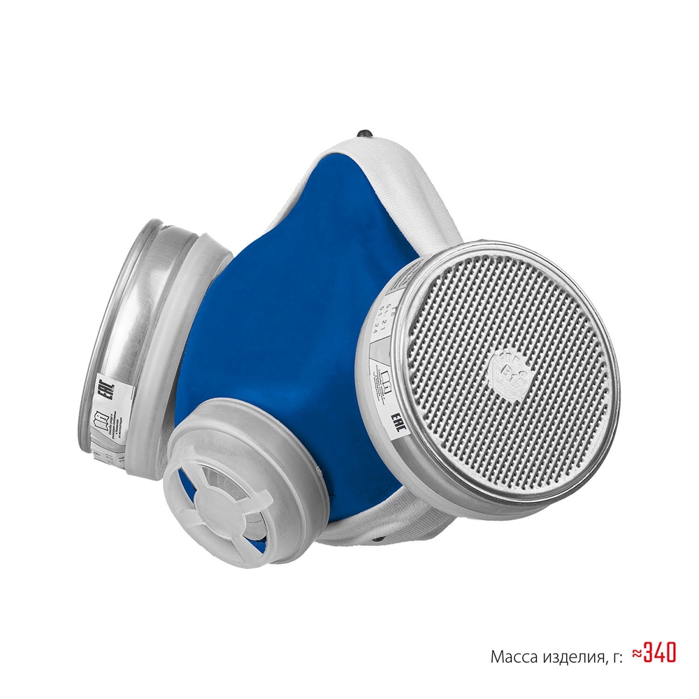 ЗУБР  РПГ-67, с фильтрами В1, респиратор противогазовый, Профессионал (11145) 11145