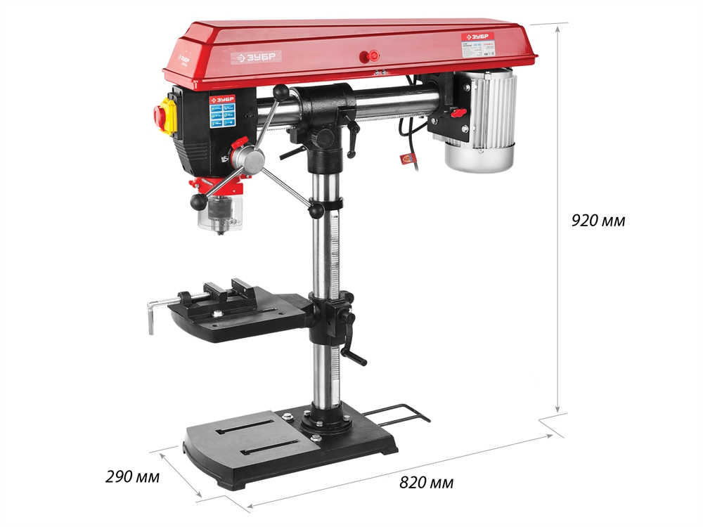 ЗУБР   550 Вт, 16 мм, радиально - сверлильный станок (ЗСС-550) ЗСС-550