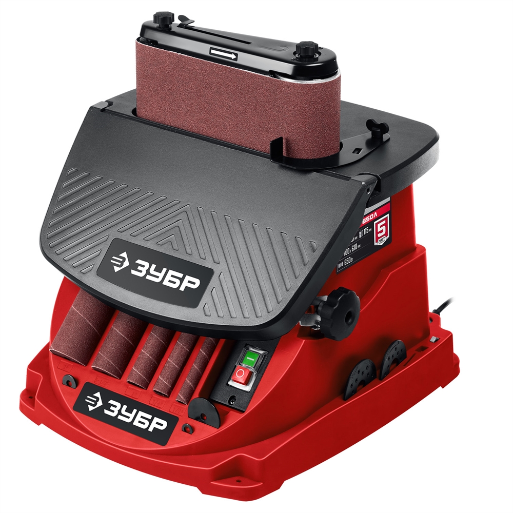 ЗУБР  d 13, 19, 26, 38, 51 x 115, 650 Вт, осцилляционный шпиндельный шлифовальный станок (СШО-650Л) СШО-650Л