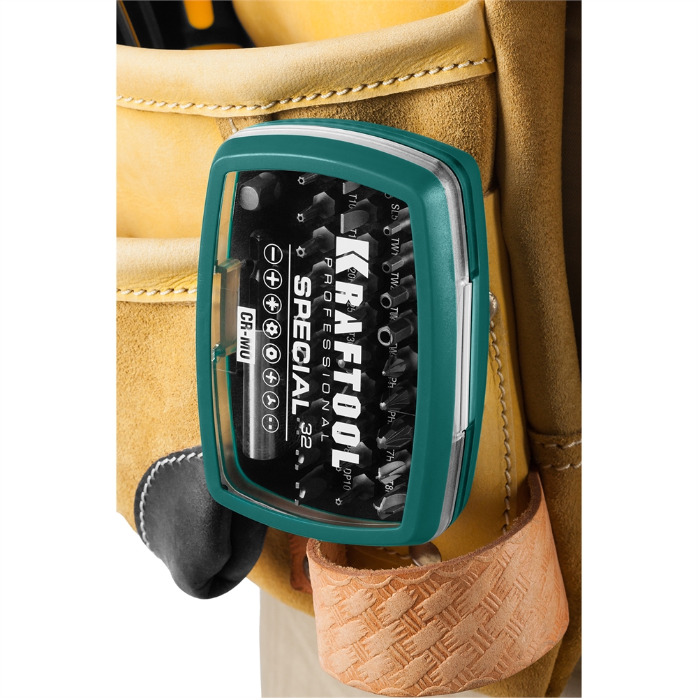 KRAFTOOL  Special-32, с адаптером 32 шт, набор специальных бит (2610-H32) 2610-H32