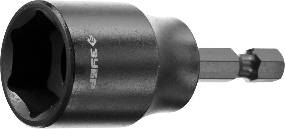 ЗУБР  17 мм, 60 мм, удлиненная, ударная бита с торцевой головкой, Профессионал (26377-17) 26377-17