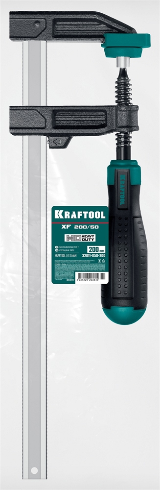 KRAFTOOL  MF-200/050, 50 х 200 мм, струбцина F (32011-050-200) 32011-050-200_z01