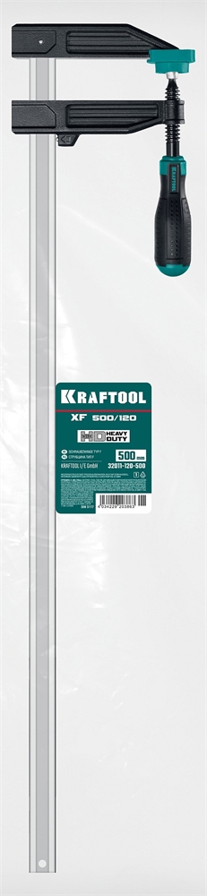 KRAFTOOL  MF-500/120, 120 х 500 мм, струбцина F (32011-120-500) 32011-120-500_z01