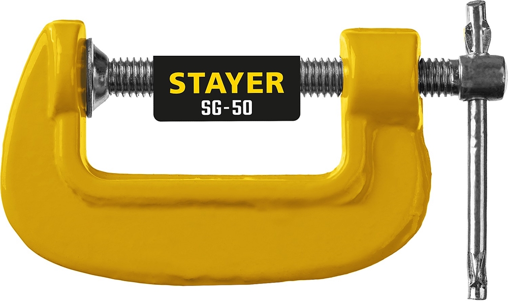 STAYER  SG-50, 50 мм, чугунная струбцина G (3215-050) 3215-050_z02