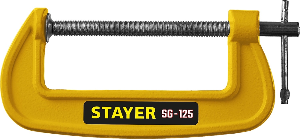 STAYER  SG-125, 125 мм, чугунная струбцина G (3215-125) 3215-125_z02