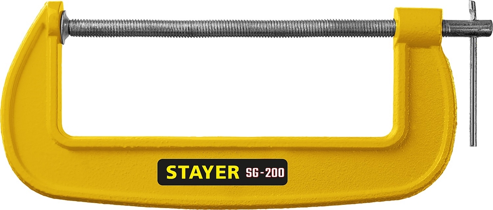 STAYER  SG-200, 200 мм, чугунная струбцина G (3215-200) 3215-200_z02