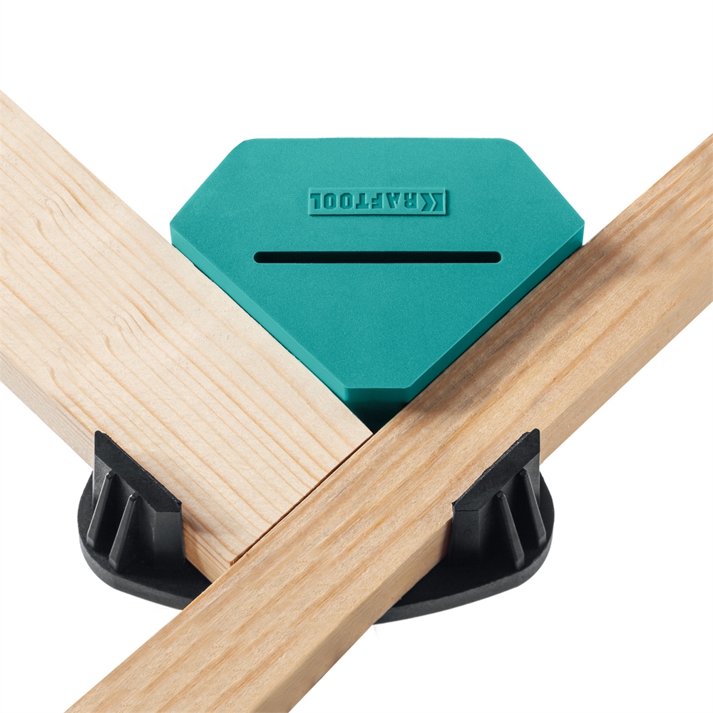 KRAFTOOL  CCS, два диапазона зажима 10 - 22/22 - 40 мм, 2 шт, пружинный угловой зажим (32205) 32205