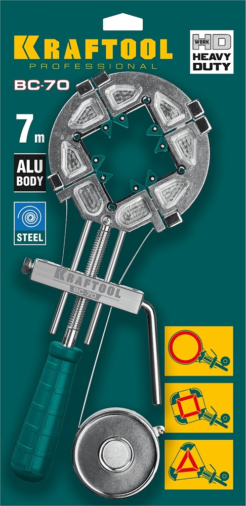 KRAFTOOL  ВС-70, 7 м, ременная струбцина (32207-2) 32207-2