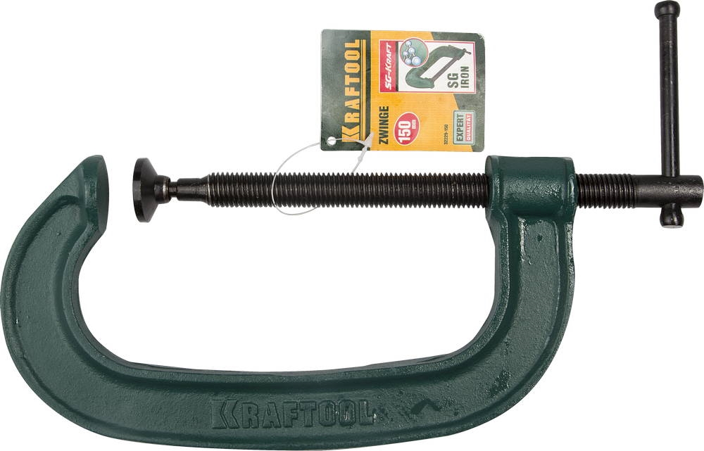 KRAFTOOL  Extrem-150, 150 х 65 мм, струбцина G-образная (32229-150) 32229-150