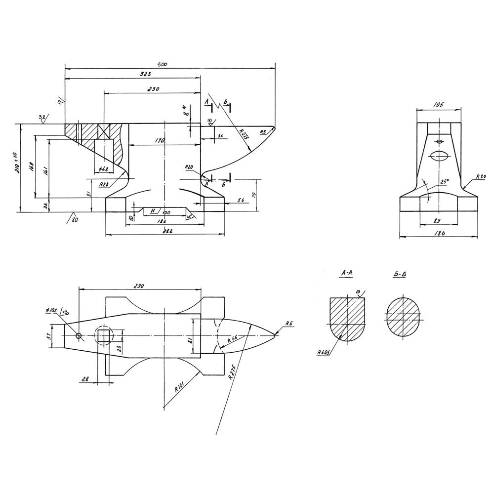 ЗУБР  50 кг, стальная наковальня, Профессионал (32620-50) 32620-50