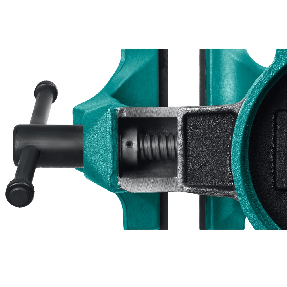 KRAFTOOL  Forge-130/150, с регулировкой компенсации люфта, кованые стальные тиски (32700-150) 32700-150