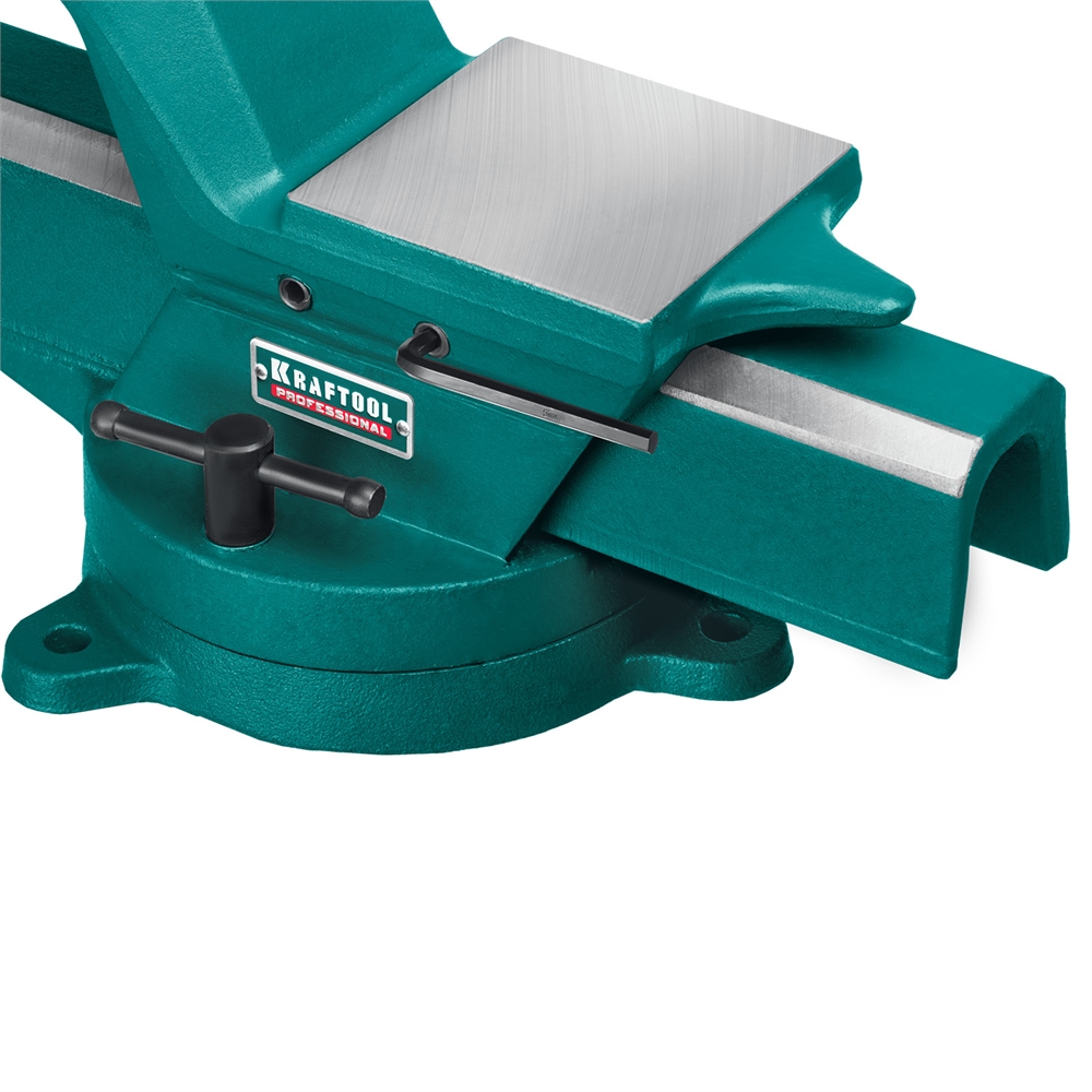 KRAFTOOL  Forge-180/230, с регулировкой компенсации люфта, кованые стальные тиски (32700-230) 32700-230