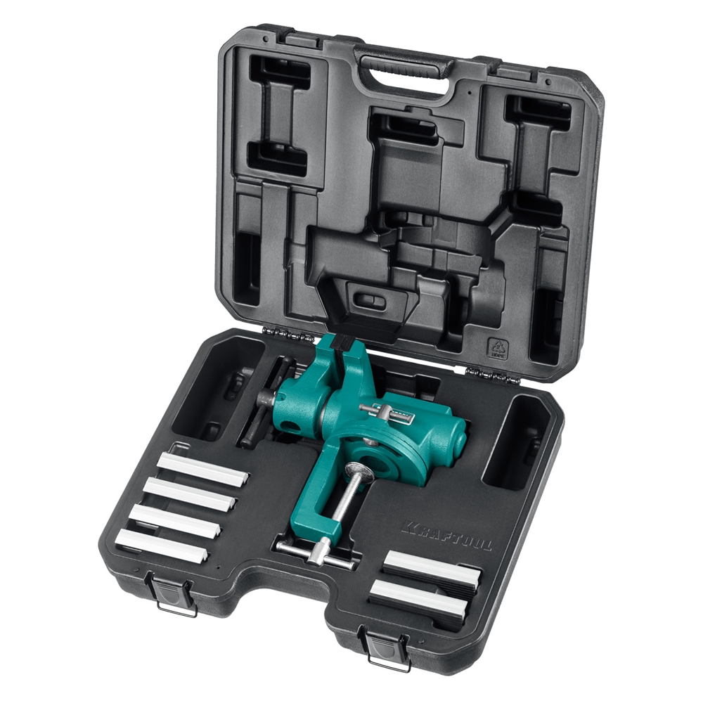 KRAFTOOL  100 мм, универсальные мобильные тиски (32710-100) 32710-100