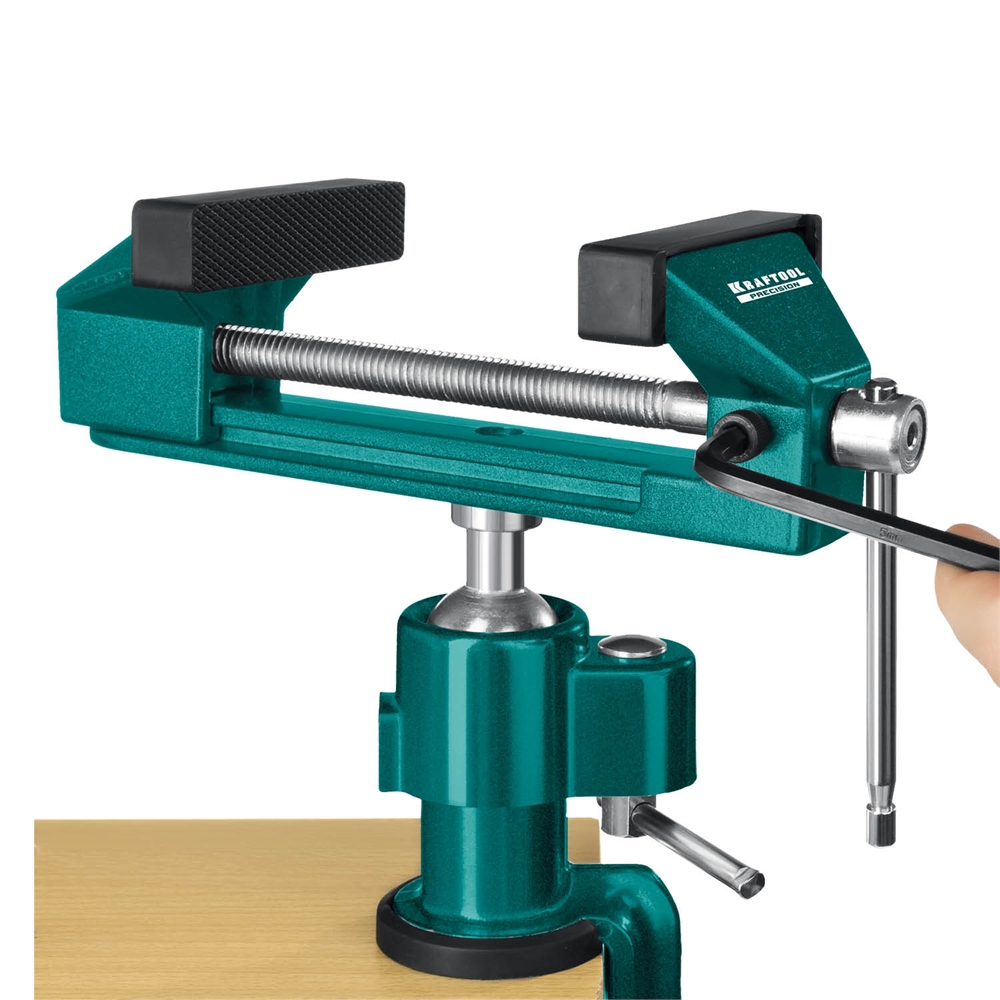 KRAFTOOL  Precision, 75 мм, шарнирно-поворотные тиски (32711-75) 32711-75