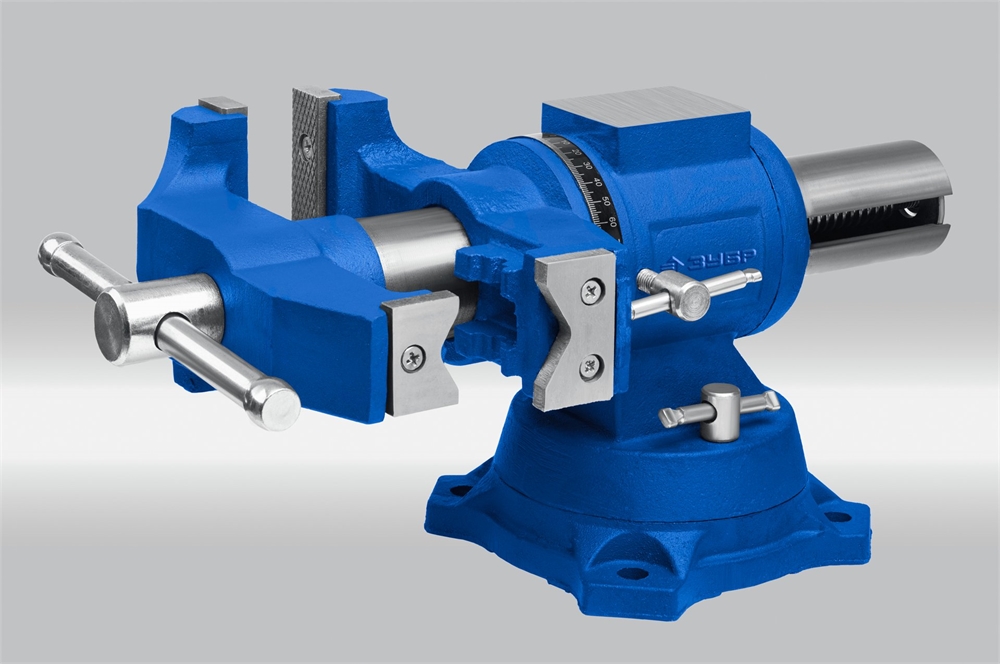 ЗУБР  ЭКСПЕРТ-3D, 100 мм, многофункциональные слесарные тиски (32712-100) 32712-100