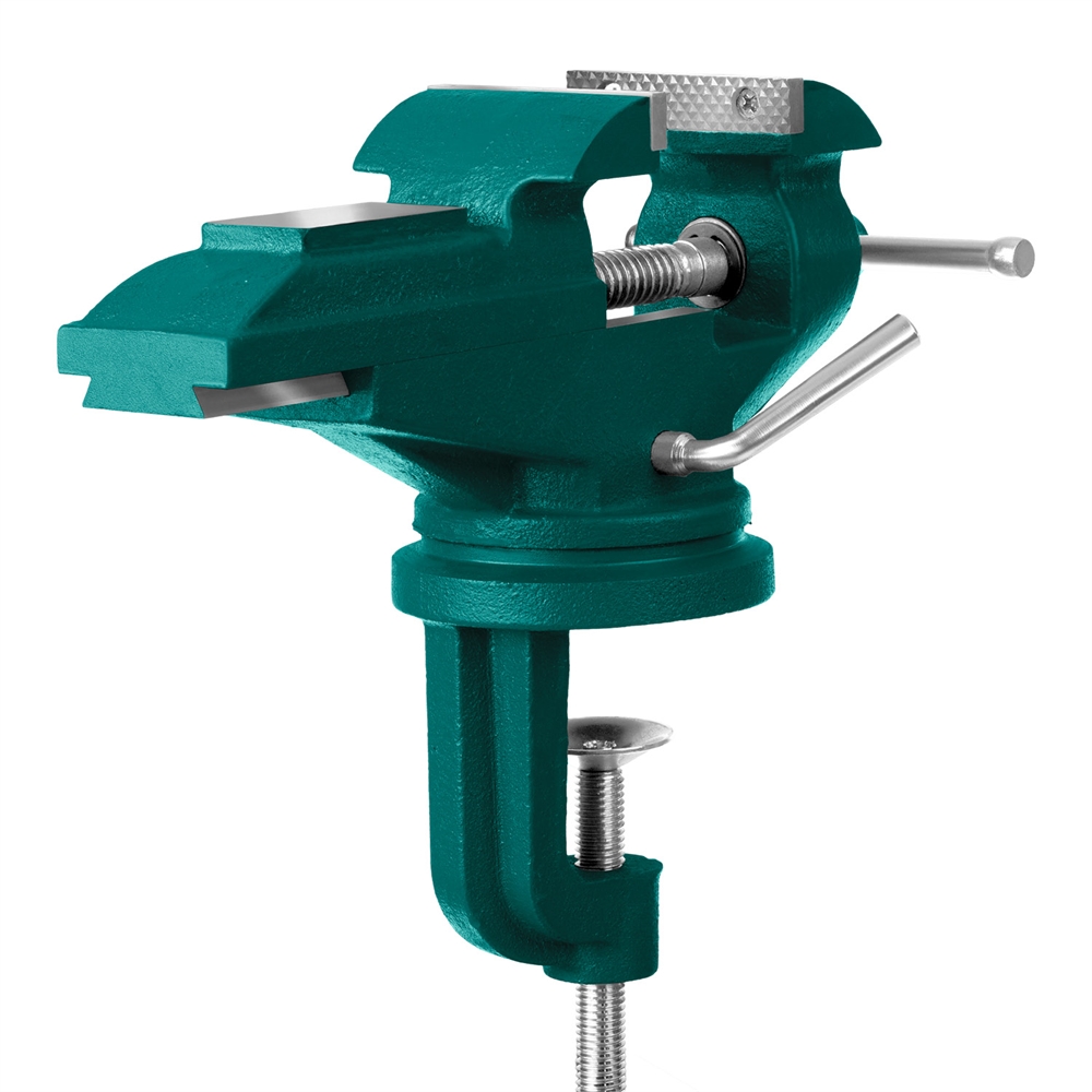 KRAFTOOL  Mini, 65 мм, стальные настольные тиски (32713-75) 32713-75