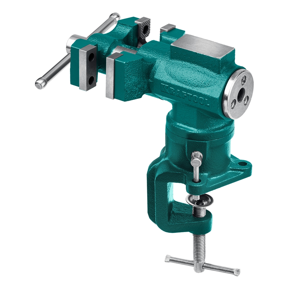 KRAFTOOL  3D-Mini, 65/38 мм, многофункциональные настольные тиски (32714-65) 32714-65