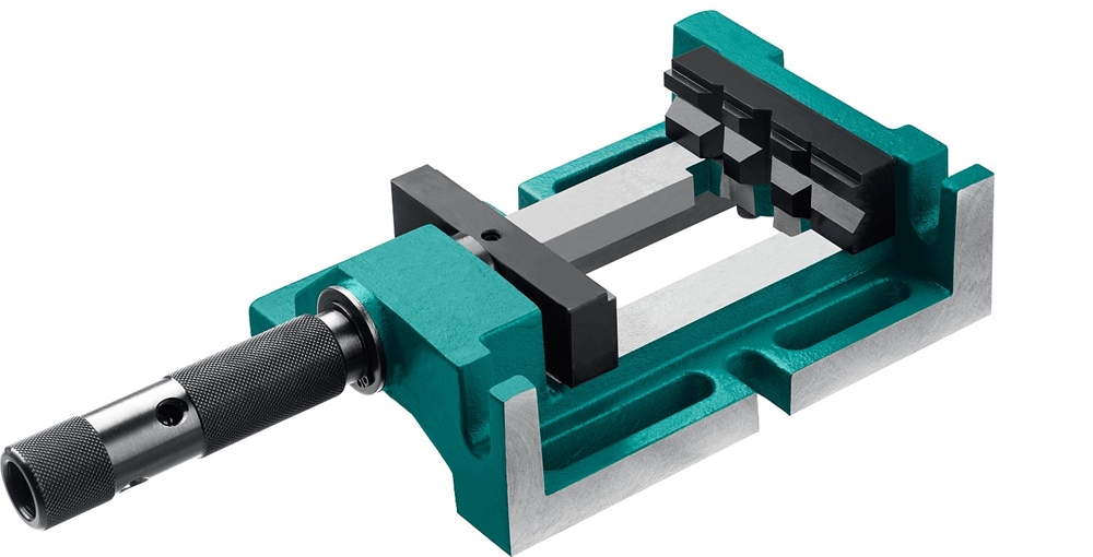 KRAFTOOL  100 мм, трехсторонние, станочные сверлильные тиски (32716-100) 32716-100