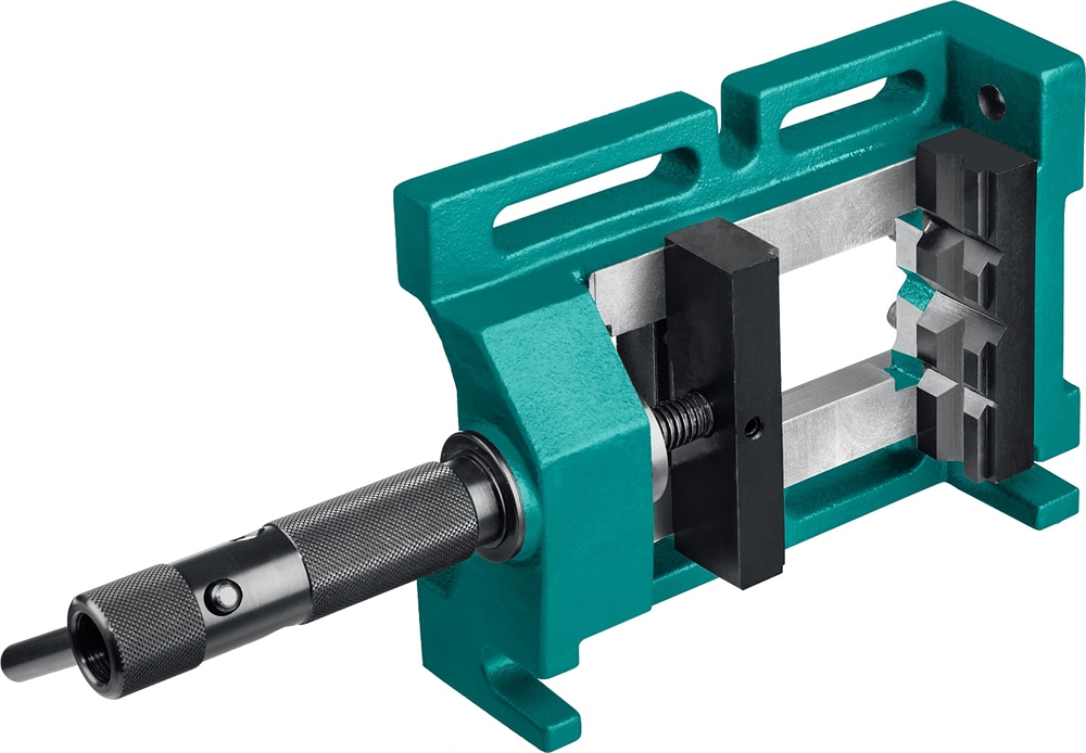 KRAFTOOL  100 мм, трехсторонние, станочные сверлильные тиски (32716-100) 32716-100