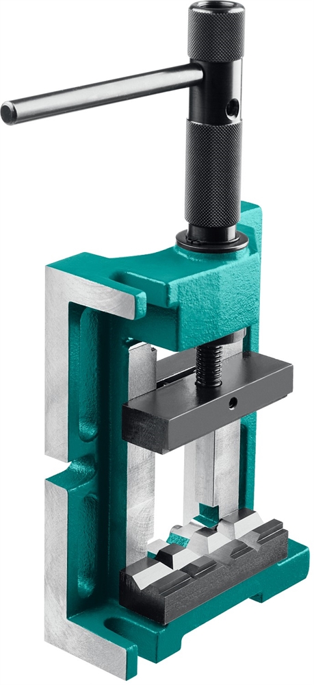 KRAFTOOL  100 мм, трехсторонние, станочные сверлильные тиски (32716-100) 32716-100