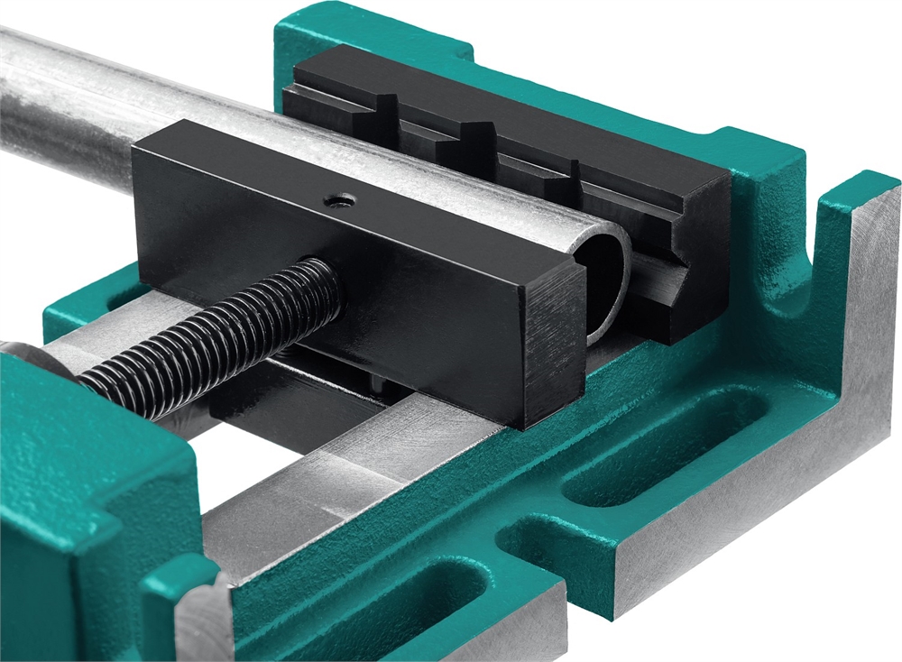KRAFTOOL  100 мм, трехсторонние, станочные сверлильные тиски (32716-100) 32716-100
