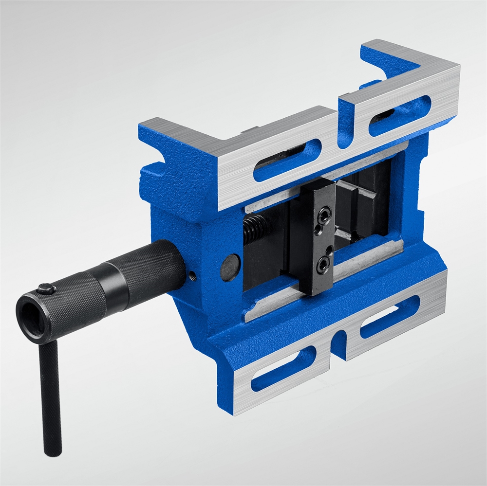 ЗУБР  100 мм, трехсторонние станочные сверлильные тиски, Профессионал (32723) 32723
