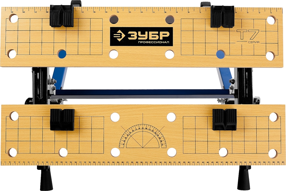 ЗУБР  T7, 605 х 490 х 810 мм, складной столярный верстак, Профессионал (38728) 38728
