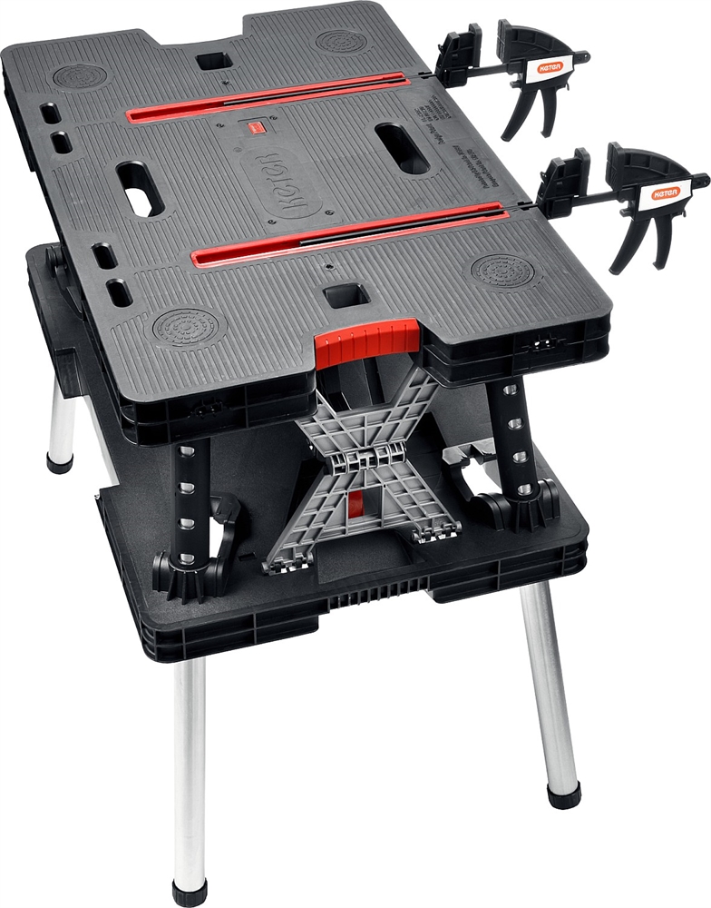 KETER  FOLDING, 850 х 550 х 755 мм, складной столярный верстак (38730) 38730