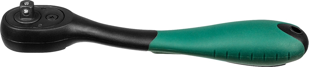 KRAFTOOL  1/4″, 72 зубца, пластиковое покрытие, трещотка для торцовых головок (27796-1/4) 27796-1/4_z02