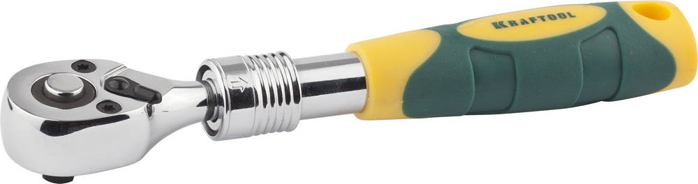 KRAFTOOL  1/4″, 72 зубца, телескопическая трещотка для торцовых головок, Pro (27798-1/4) 27798-1/4