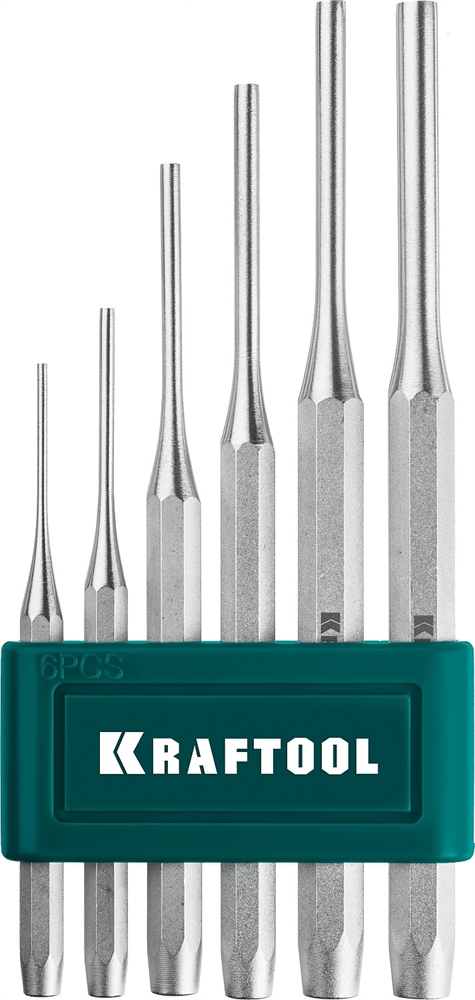 KRAFTOOL  Grand-6, 6 предметов, набор выколоток (21075-H6) 21075-H6