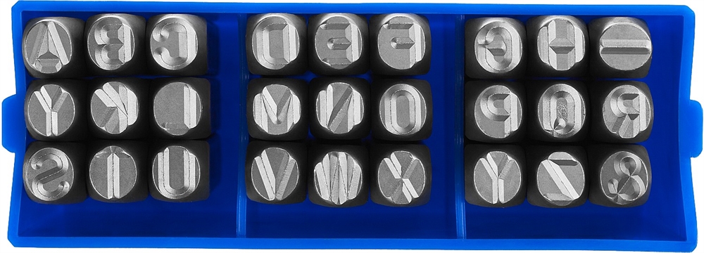 ЗУБР  8 мм, латиница, штамповочные буквенные клейма, Профессионал (21505-08) 21505-08_z01