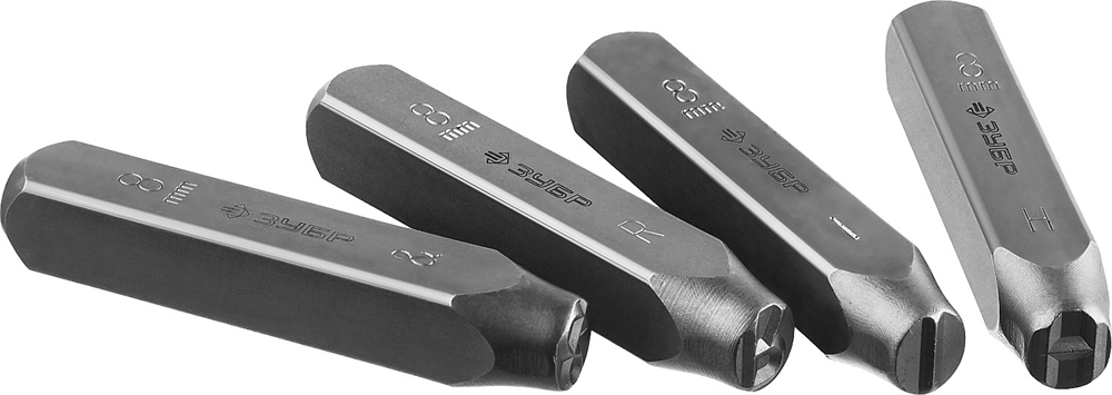 ЗУБР  8 мм, латиница, штамповочные буквенные клейма, Профессионал (21505-08) 21505-08_z01