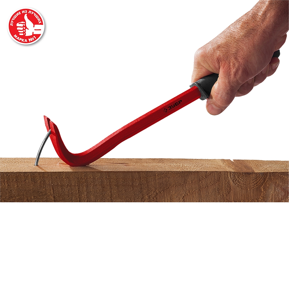 ЗУБР  320 мм, шестигранный, гвоздодер с рукояткой (21605) 21605