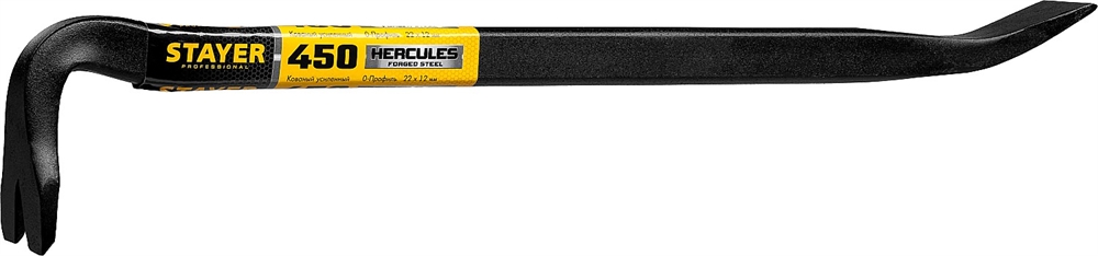STAYER  Hercules, 450 мм, 22 х 12 мм, усиленный лом-гвоздодер, Professional (21643-45) 21643-45