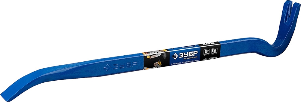 ЗУБР  Титан, 450 мм, 25 х 12 мм, лом-гвоздодер, Профессионал (2165-45) 2165-45