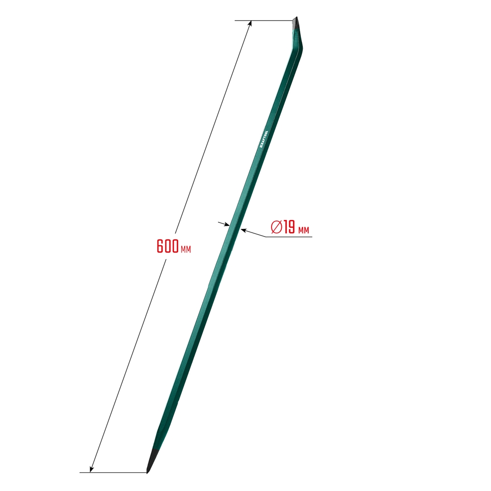 KRAFTOOL  600 мм, 19 мм, монтажный лом (21807-60) 21807-60_z01