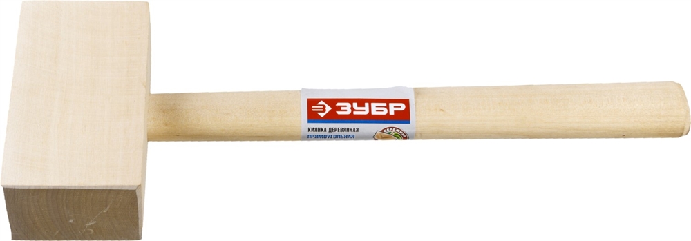 ЗУБР  330 г, 70 х 50 мм, деревянная прямоугольная киянка (2045-06) 2045-06