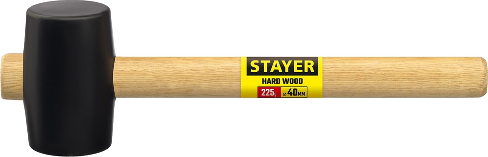 STAYER  225 г, чёрная резиновая киянка (20505-40) 20505-40