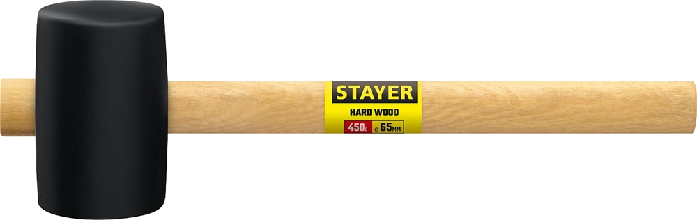 STAYER  450 г, чёрная резиновая киянка (20505-65) 20505-65