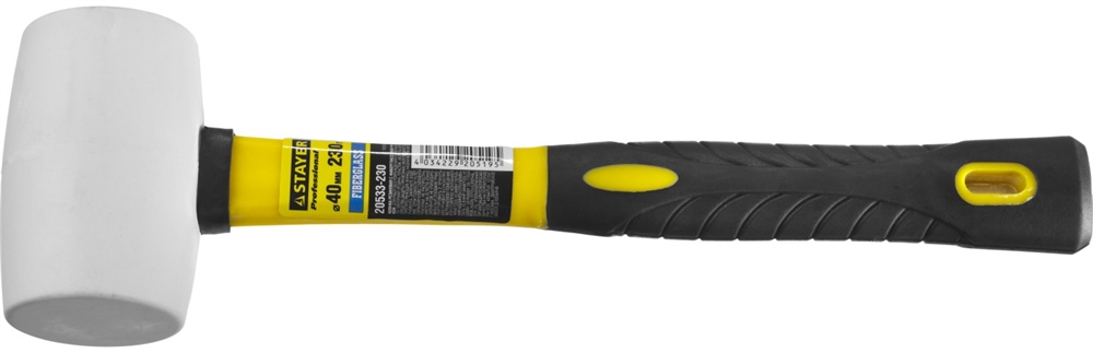 STAYER  230 г, белая, резиновая киянка, Professional (20533-230) 20533-230
