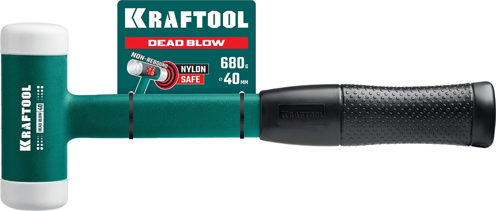 KRAFTOOL  Dead Blow, 30 мм, 450 г, безынерционный молоток (2078-40) 2078-40